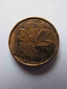 Канада 1 цент 1988
