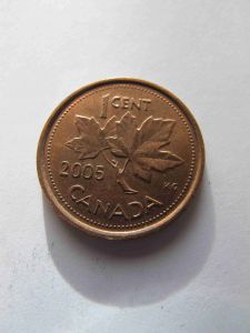 Канада 1 цент 2005