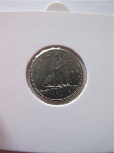 Канада 10 центов 1978