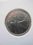 Монета Канада 25 центов 1988