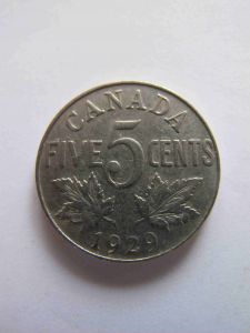 Канада 5 центов 1929