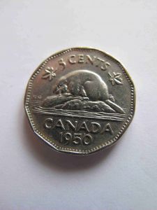Канада 5 центов 1950