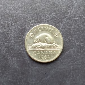 Канада 5 центов 1964