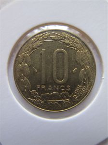 Центральные Африканские Штаты 10 франков 1975
