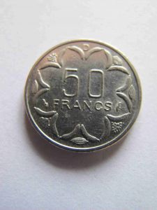 Центральные Африканские Штаты 50 франков 1985 D