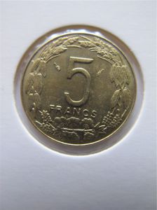 Центральные Африканские Штаты 5 франков 1975