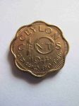 Монета Цейлон 10 центов 1944 au