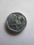 Монета Чехия 20 геллеров 2001