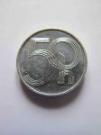 Монета Чехия 50 геллеров 2004