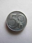 Монета Чехия 50 геллеров 2006