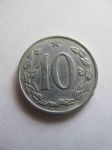 Монета Чехословакия 10 гелеров 1965
