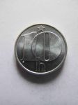Монета Чехословакия 10 гелеров 1989