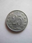 Монета Чехословакия 25 гелеров 1962