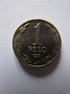 Чили 1 песо 1990