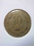 Монета Чили 10 песо 1988