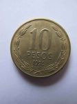 Монета Чили 10 песо 1994