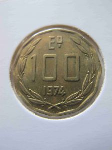 Чили 100 песо 1974
