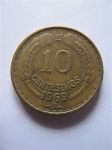 Монета Чили 10 сентавос 1969