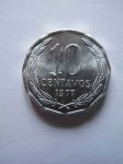 Монета Чили 10 сентавос 1977
