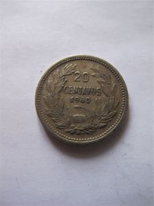 Чили 20 сентавос 1940