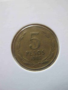 Чили 5 песо 1985