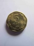 Монета Чили 5 песо 1995