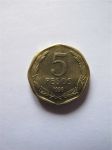 Монета Чили 5 песо 1998