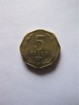 Монета Чили 5 песо 2001