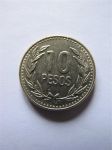 Монета Колумбия 10 песо 1991