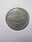 Монета Колумбия 2 сентаво 1921 LAZARETO