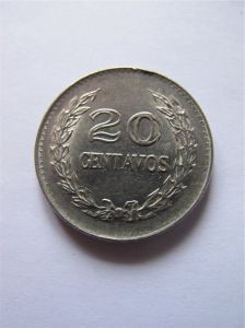 Колумбия 20 сентаво 1970
