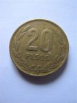 Монета Колумбия 20 песо 1988