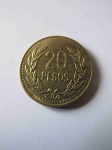Колумбия 20 песо 1992