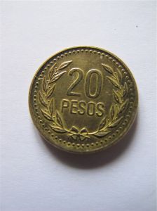 Колумбия 20 песо 1994