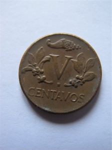 Колумбия 5 сентаво 1955