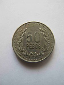 Колумбия 50 песо 2003