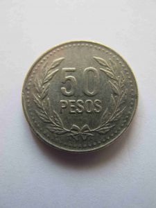 Колумбия 50 песо 2005