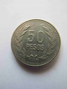 Колумбия 50 песо 2007