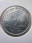 Монета Коморские острова Французские 2 франка 1964