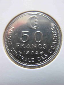 Коморские острова 50 франков 1994