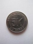 Монета Конго 5 макут 1967