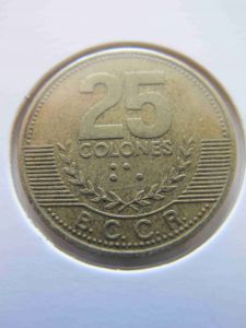 Коста-Рика 25 колон 2001