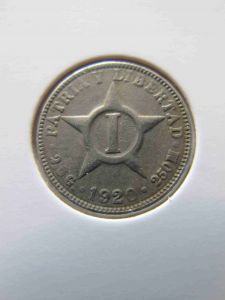 Куба 1 сентаво 1920