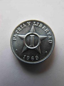 Куба 1 сентаво 1969