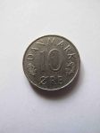 Монета Дания 10 эре 1980
