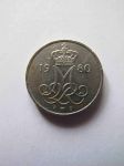 Монета Дания 10 эре 1980
