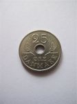 Монета Дания 25 эре 1966