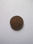 Монета Дания 5 эре 1977