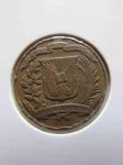 Монета Доминиканская республика 1 сентаво 1968