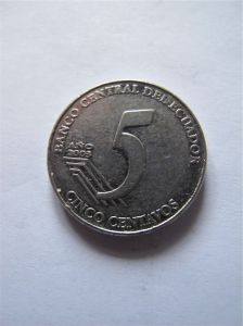 Эквадор 5 сентаво 2003